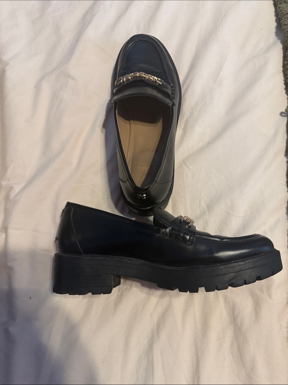 Sam Edelman Lug Sole Loafers - Picture 2 of 3